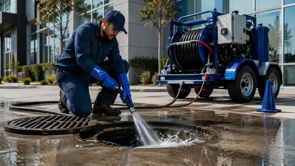 Commercial Hydro Jet Drain Cleaning in Blue Jay